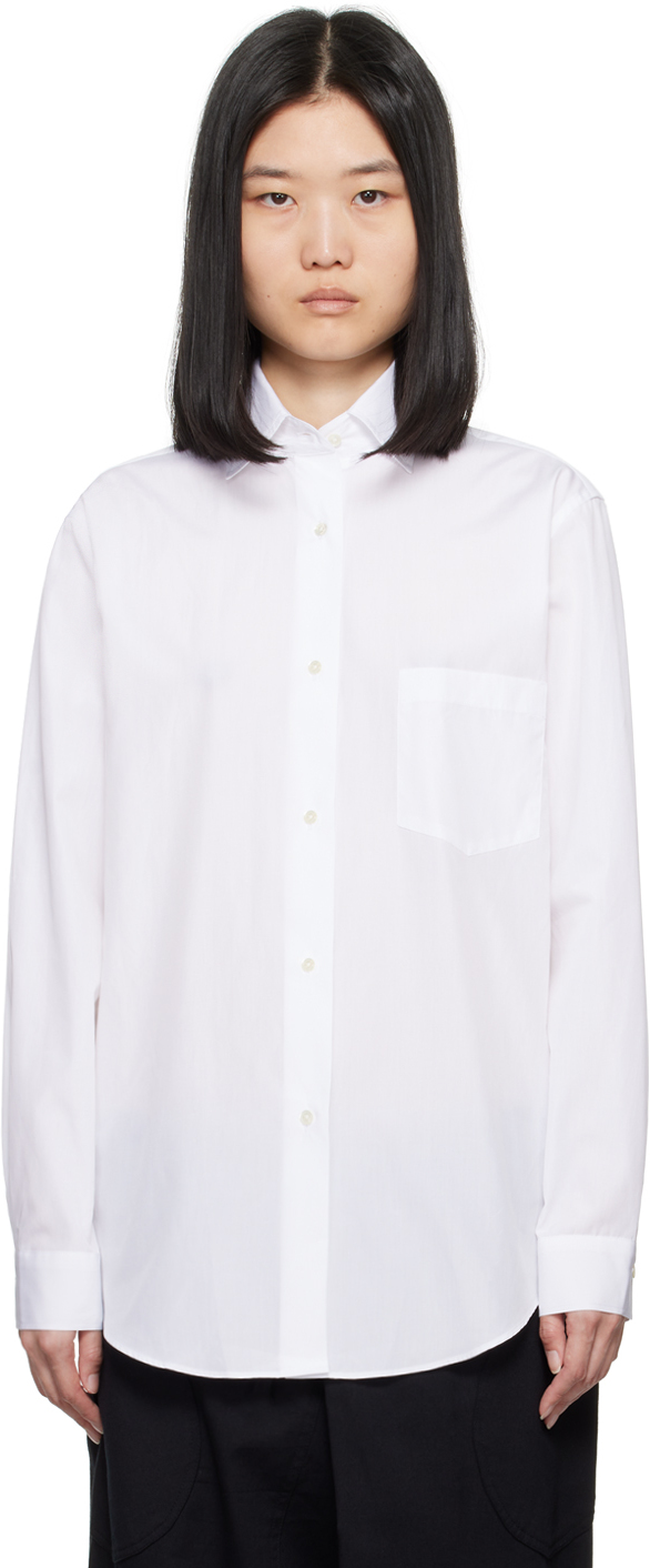 Shop Flore Flore White Zoë Shirt