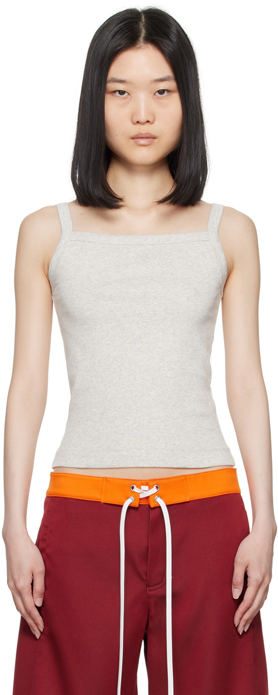 Shop Flore Flore Gray May Camisole In Heather Grey