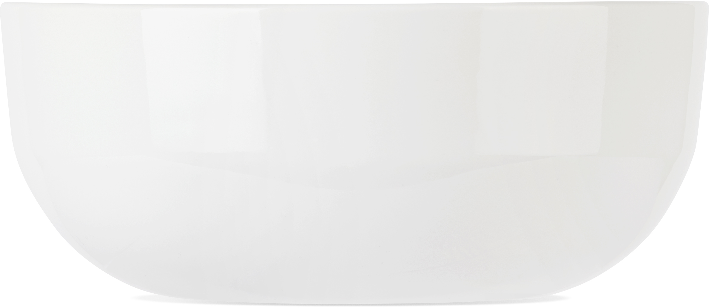 4 New Extra Large White Ceramic Bowls – Alessi For Delta – 8 X 6 – 044207793