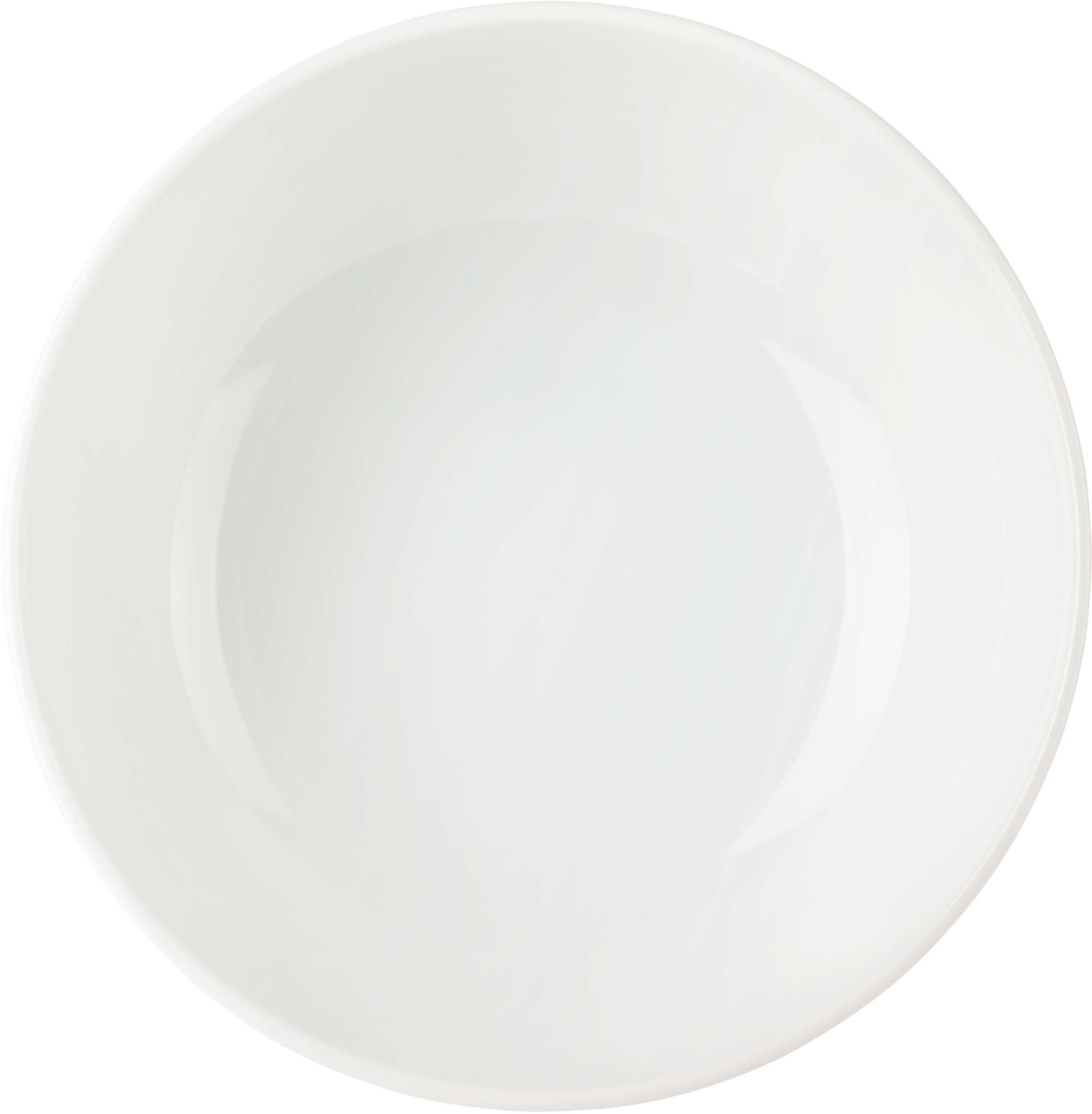 Alessi White Itsumo Salad Bowl In White Porcelain