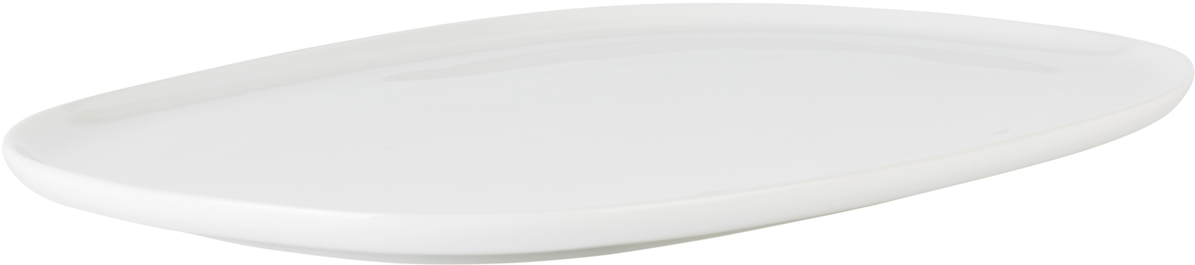 Alessi White Itsumo Oval Serving Plate In White Porcelain