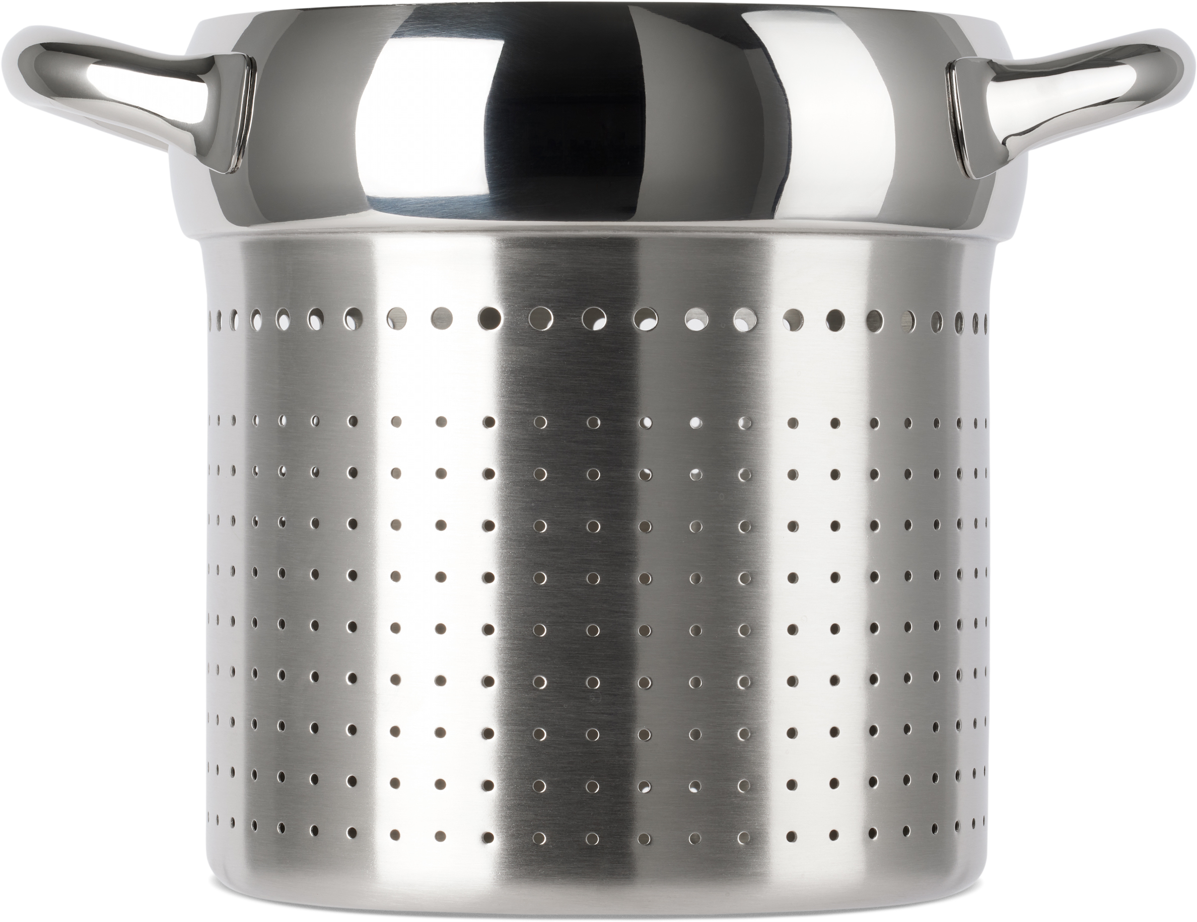 Alessi Silver Mami Pierced Basket Colander In Silver