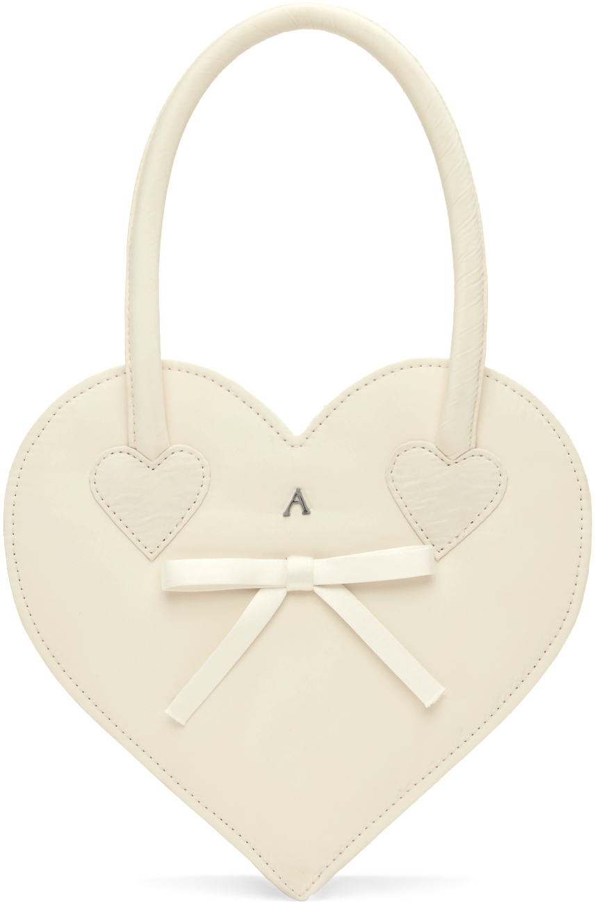 é Heart pouch shoulder strap bag White Svtose Cute Heart Bag Heart Crossbody Shoulder Bag, PU
