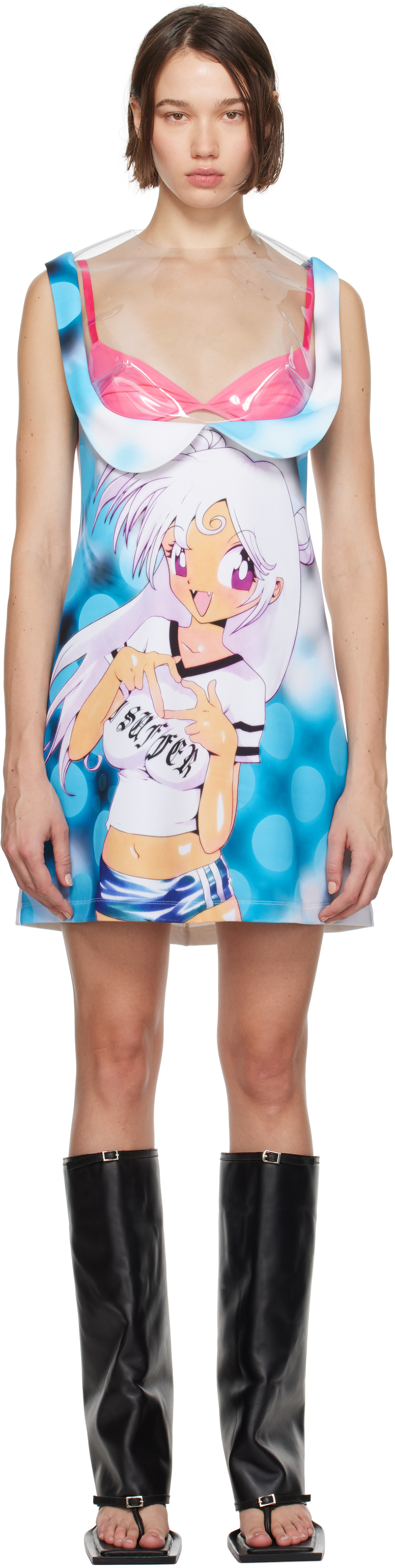 Multicolor Manga Melody Minidress