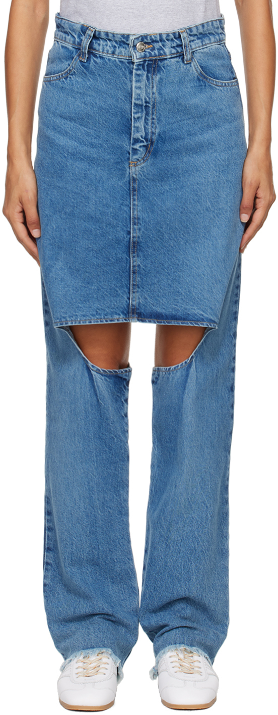 Ashley Deluxe Jeans Mid Blue