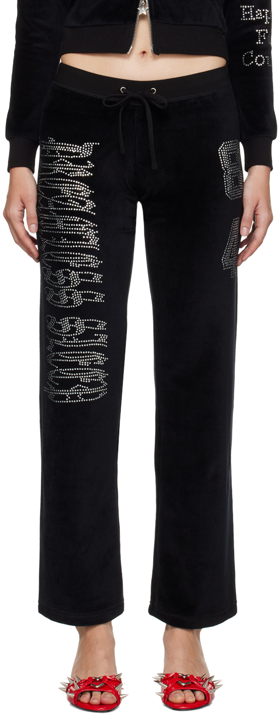 Black 'La Track' Lounge Pants