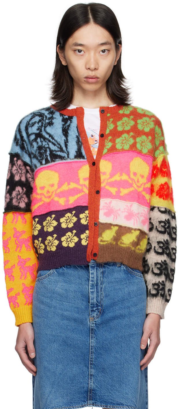 Multicolor Patchwork Cardigan