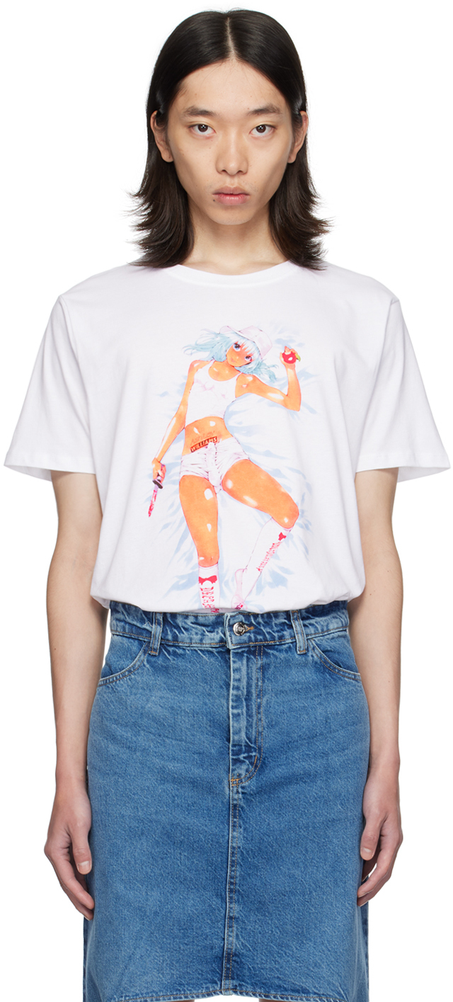 White Brandon Danny T-Shirt