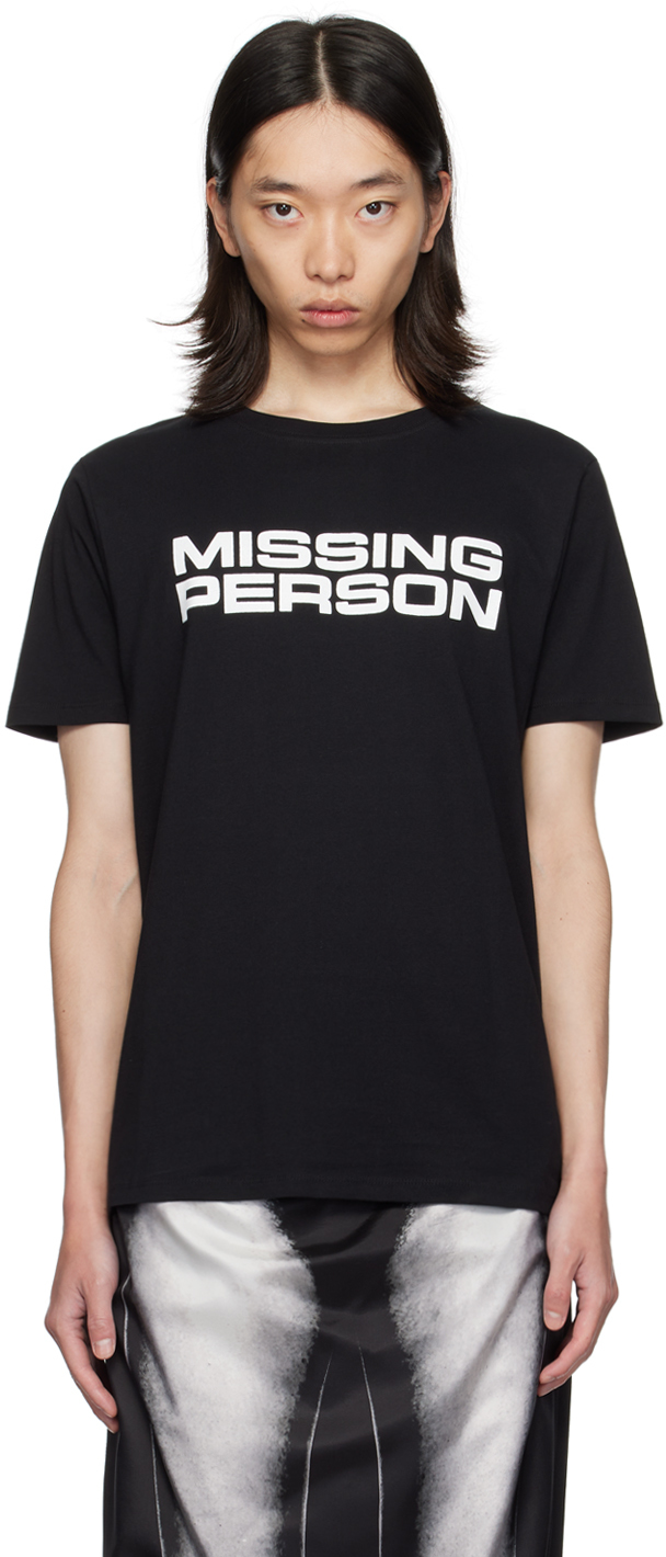 Black 'Missing Person' Danny T-Shirt