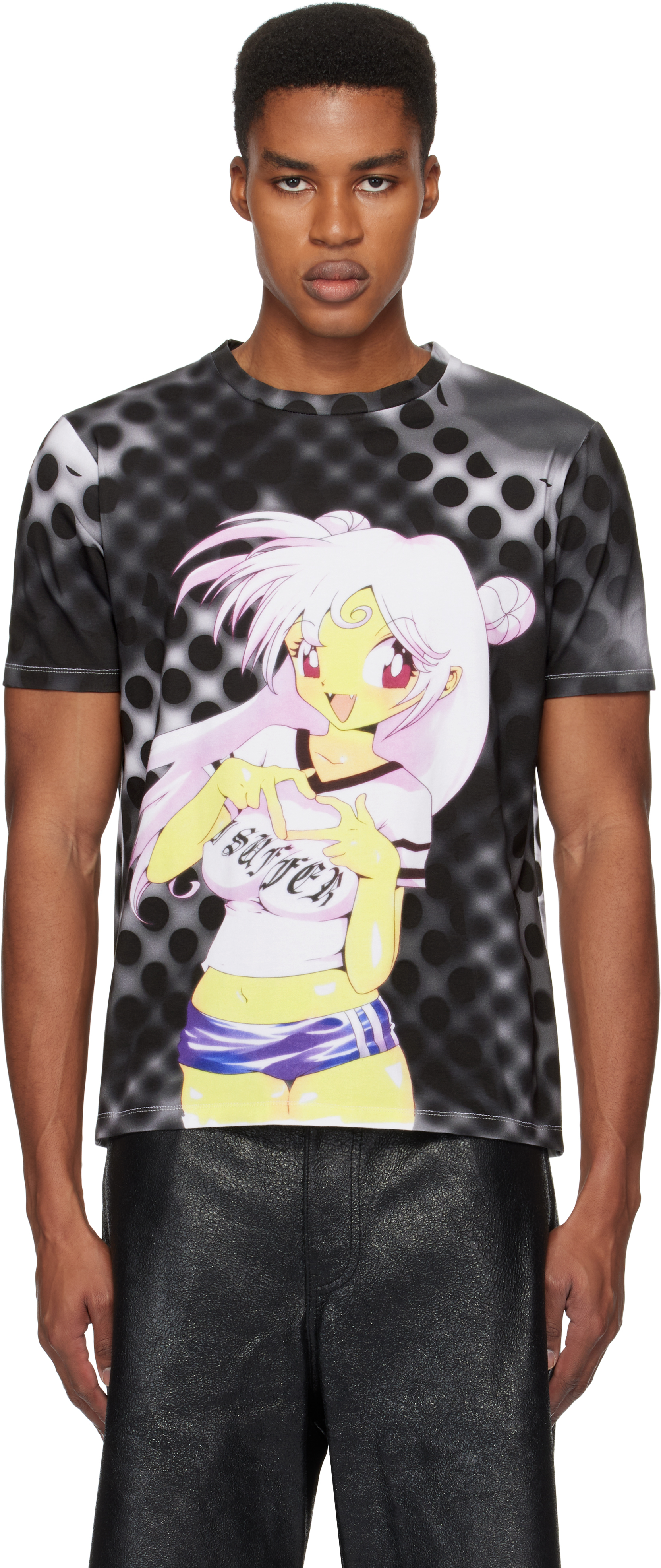 SSENSE Exclusive Black Manga Danny T-shirt