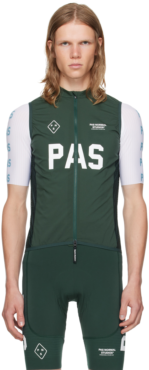 Shop Pas Normal Studios Green Pas Mechanism Vest In Petroleum