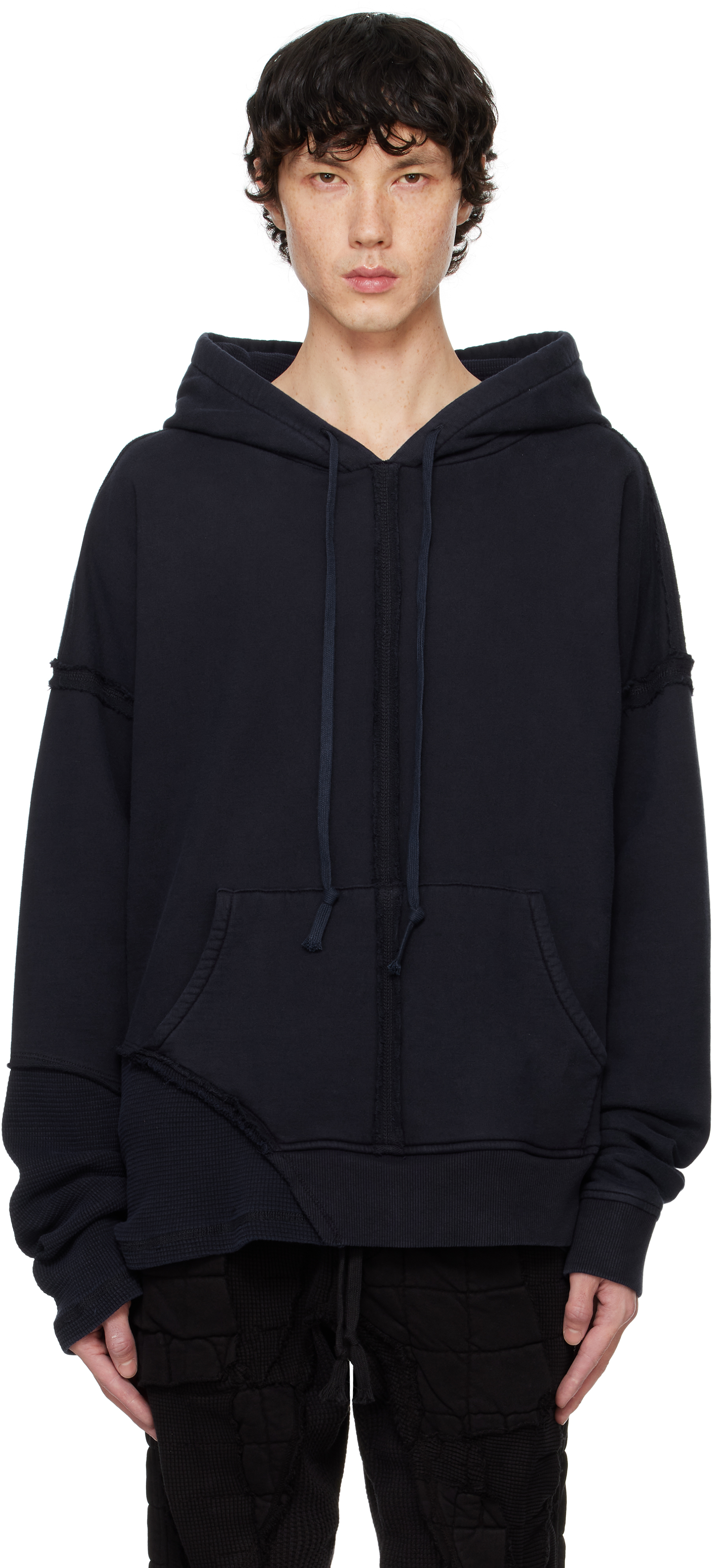 Navy Drop Hoodie