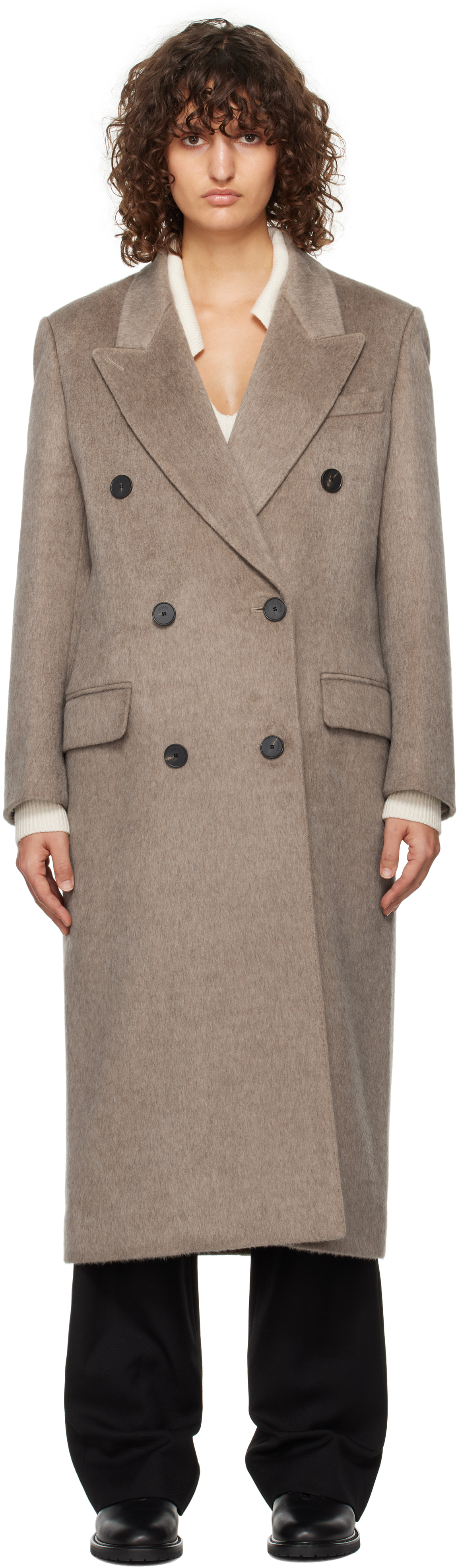 Taupe Lilas Coat