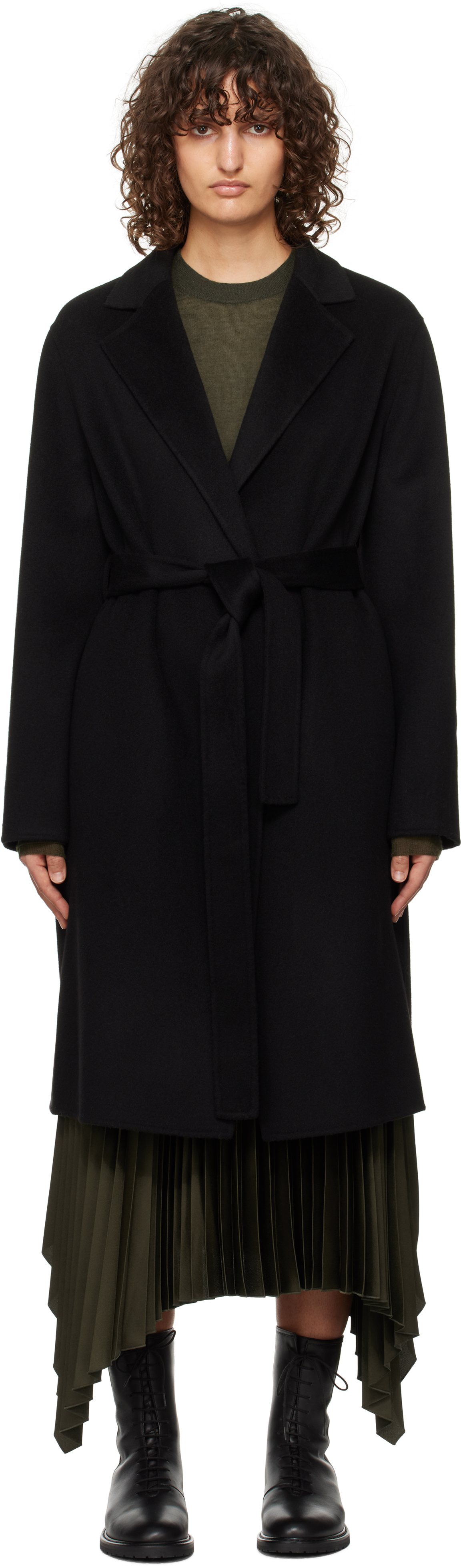 Black Cenda Long Coat