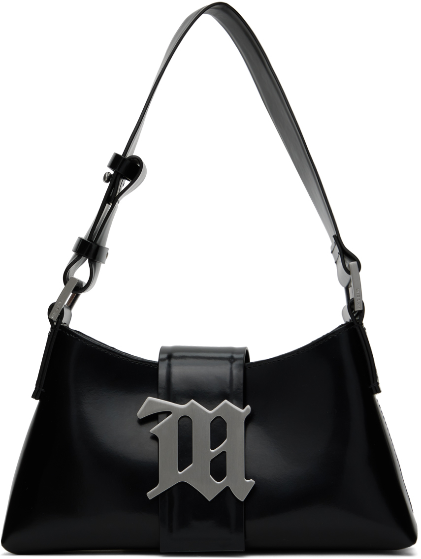 Shop Misbhv Black Leather Small Shoulder Bag