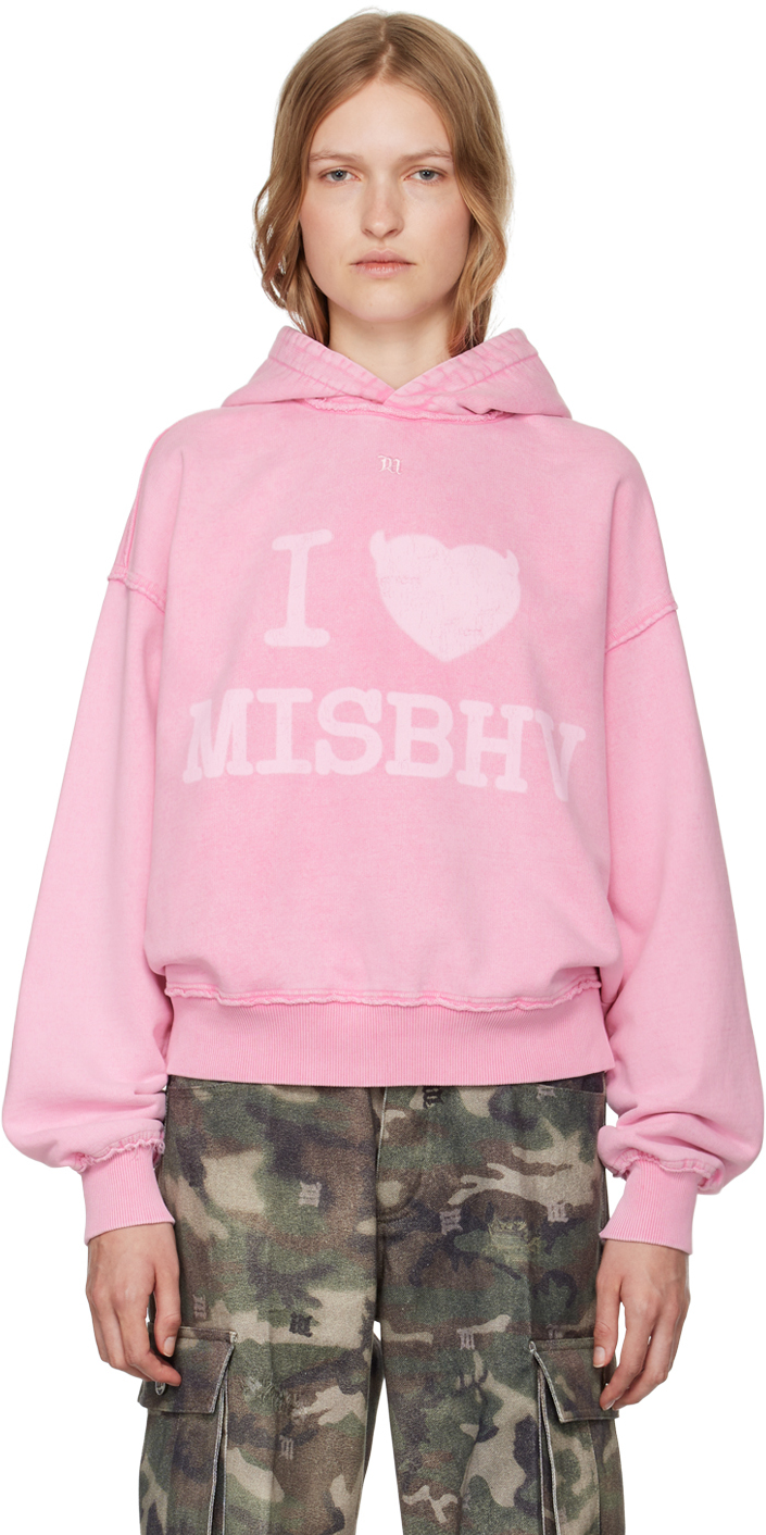 Pink 'I Love MISBHV' Hoodie