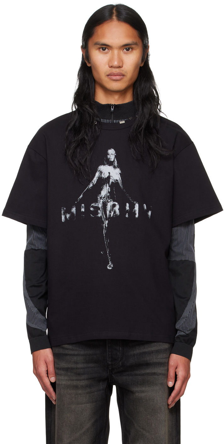 MISBHV: Black Vintage 'Misbhv' T-shirt | SSENSE