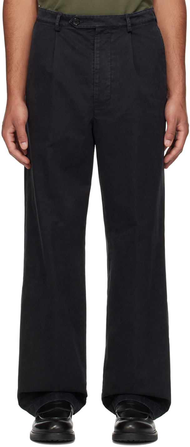 Shop Bally Black Darted Trousers