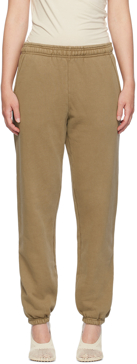 Shop Entire Studios Beige Heavy Sweatpants In Cork