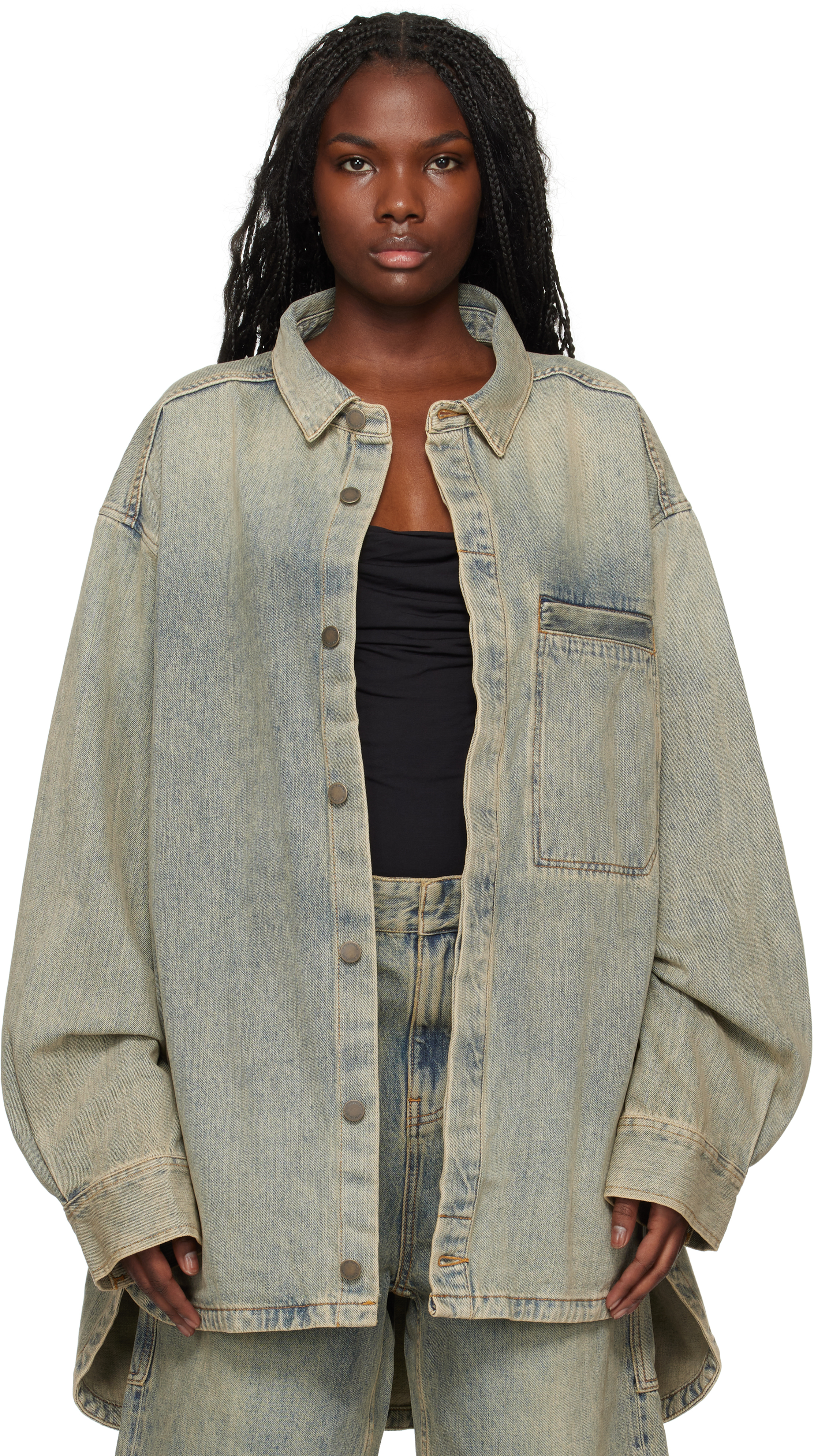 Blue Herculean Denim Shirt