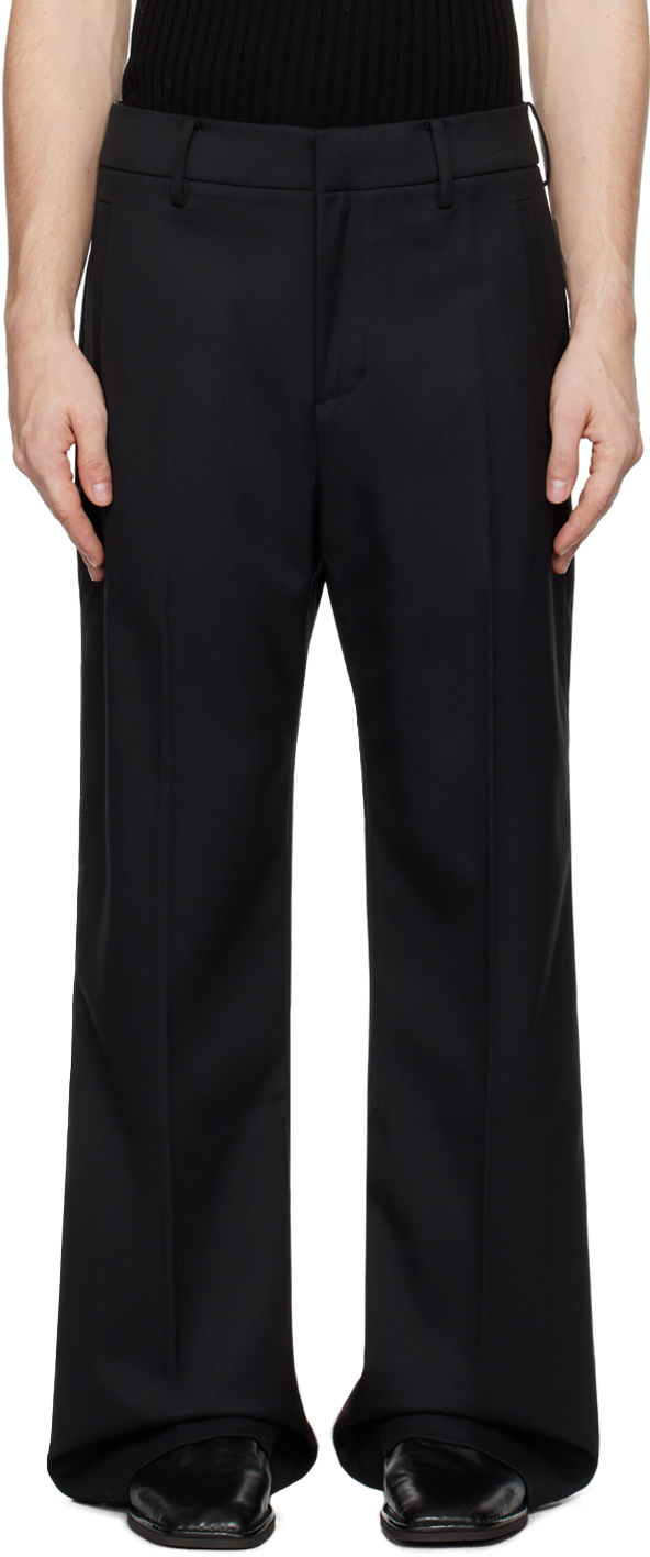 Shop Entire Studios Black Father Suiting Trousers