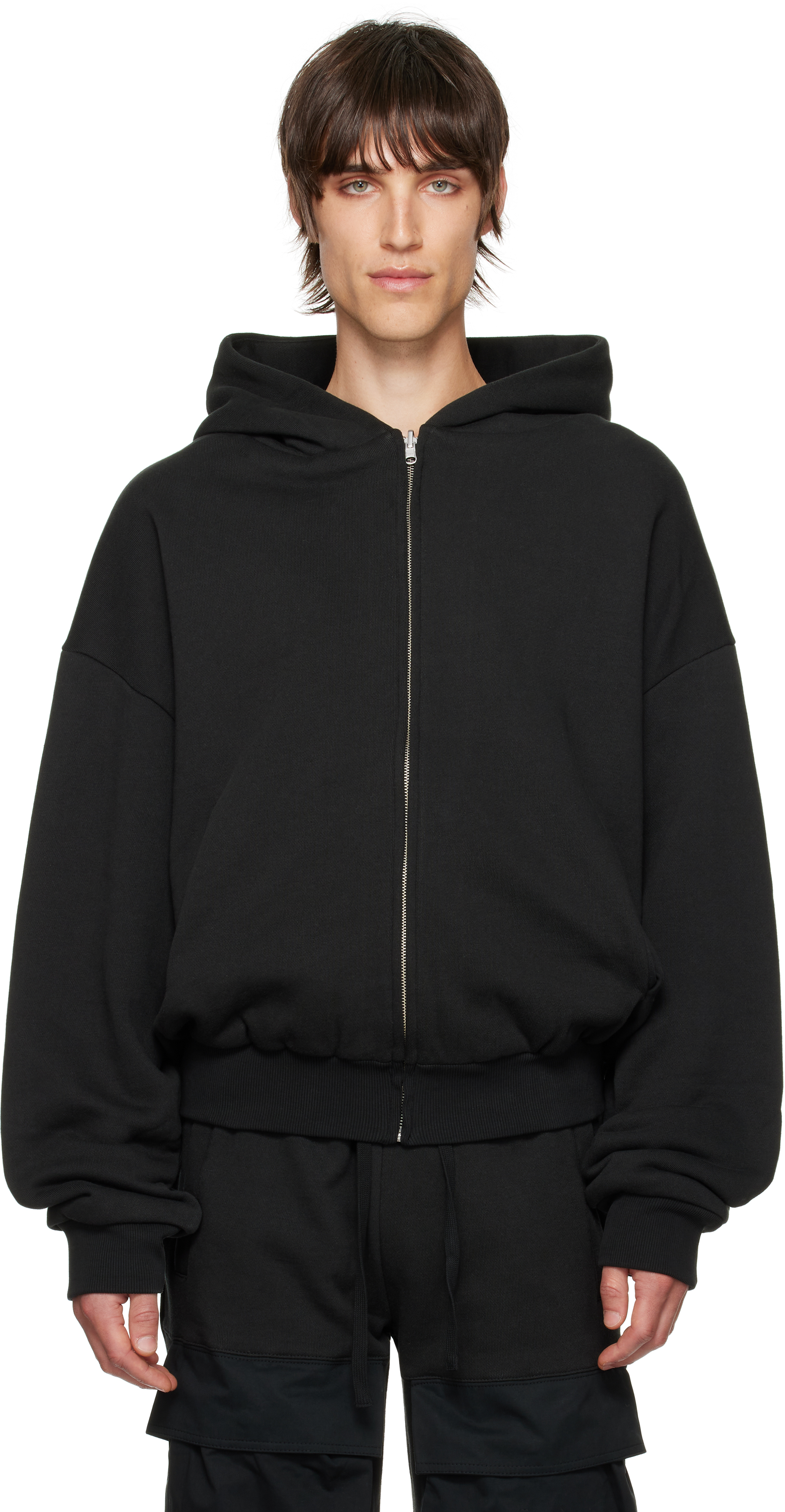 Black Thermal Hoodie