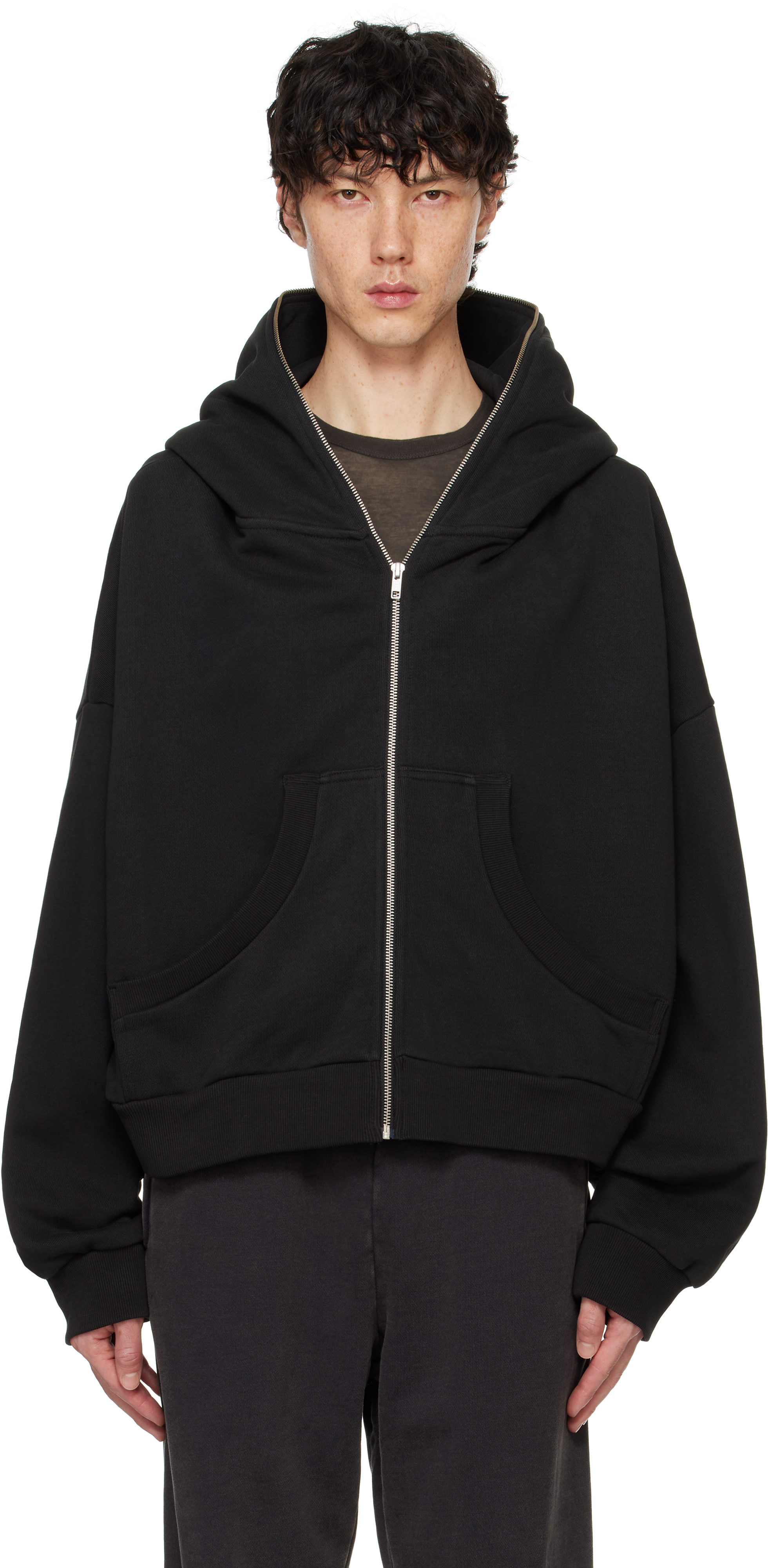 Black Eternal Zip Hoodie