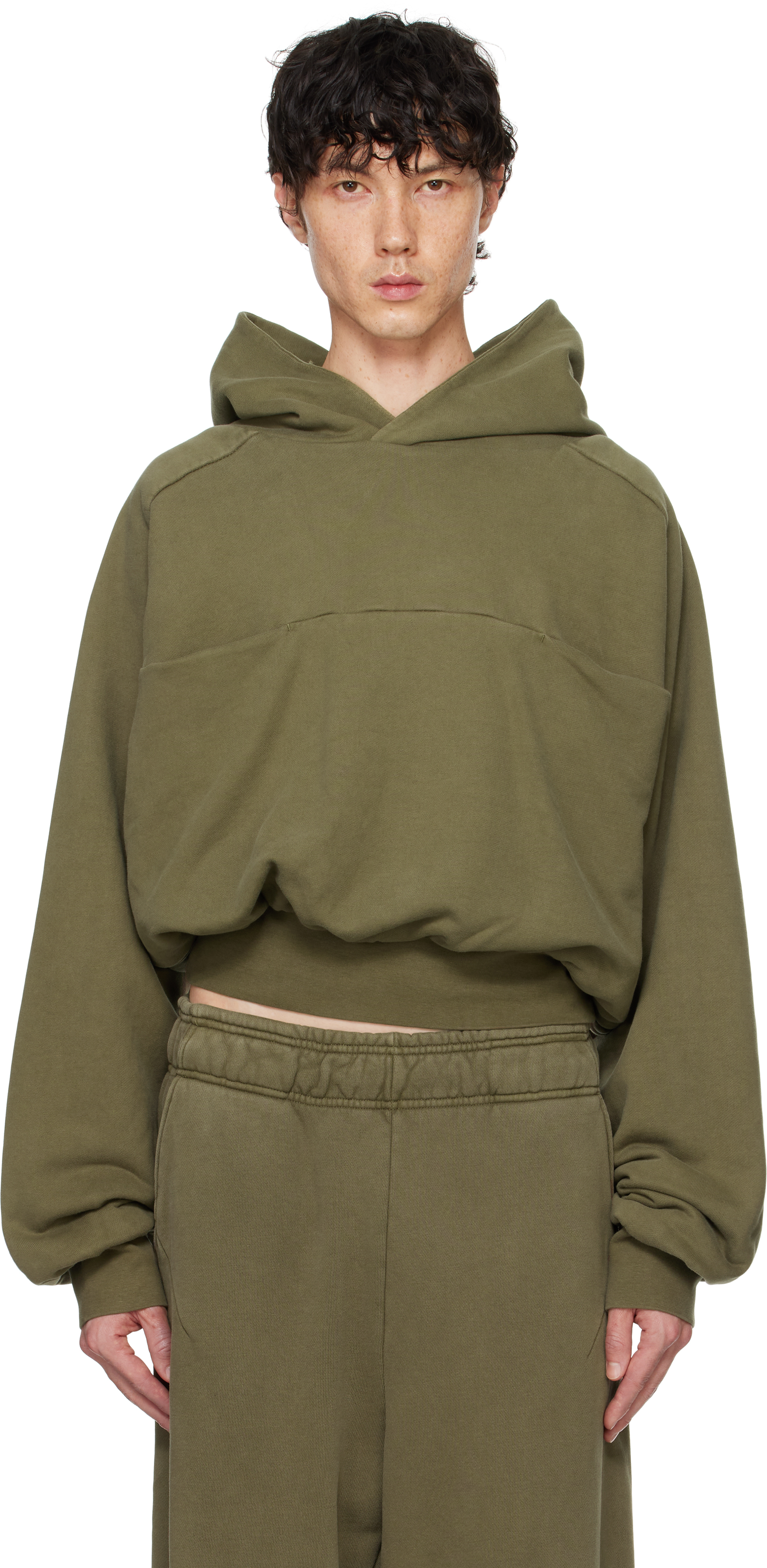 Khaki Double Double Hoodie