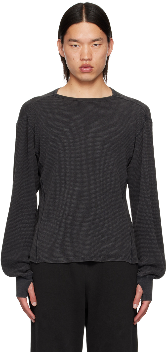 Black Thermal Long Sleeve T-Shirt