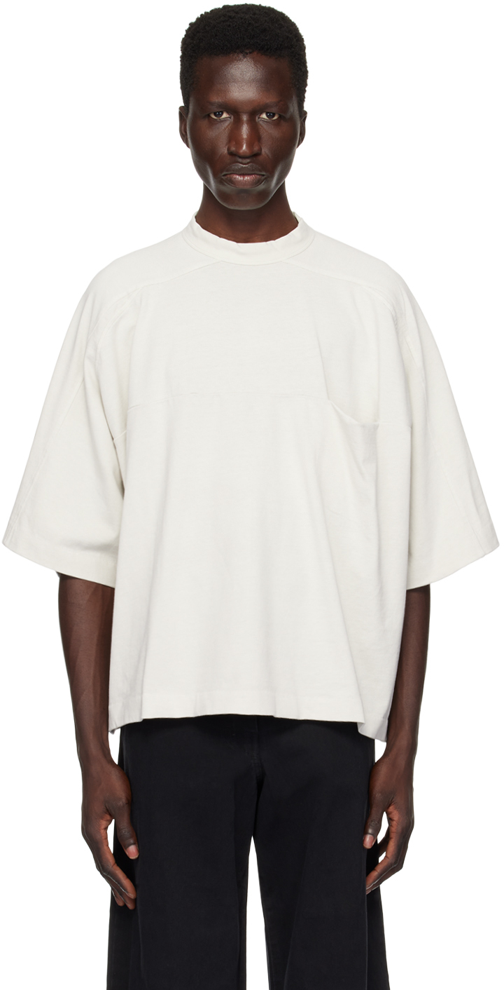 Entire Studios: Off-White Heavy Pocket T-Shirt | SSENSE