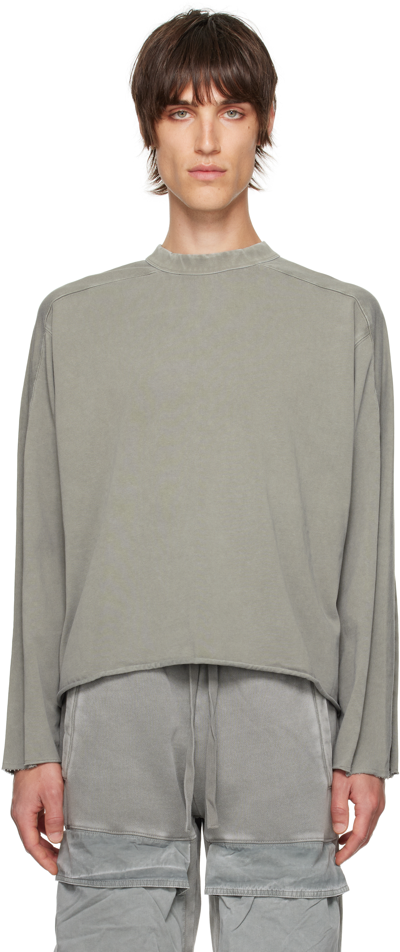 Gray Heavy LS T-shirt