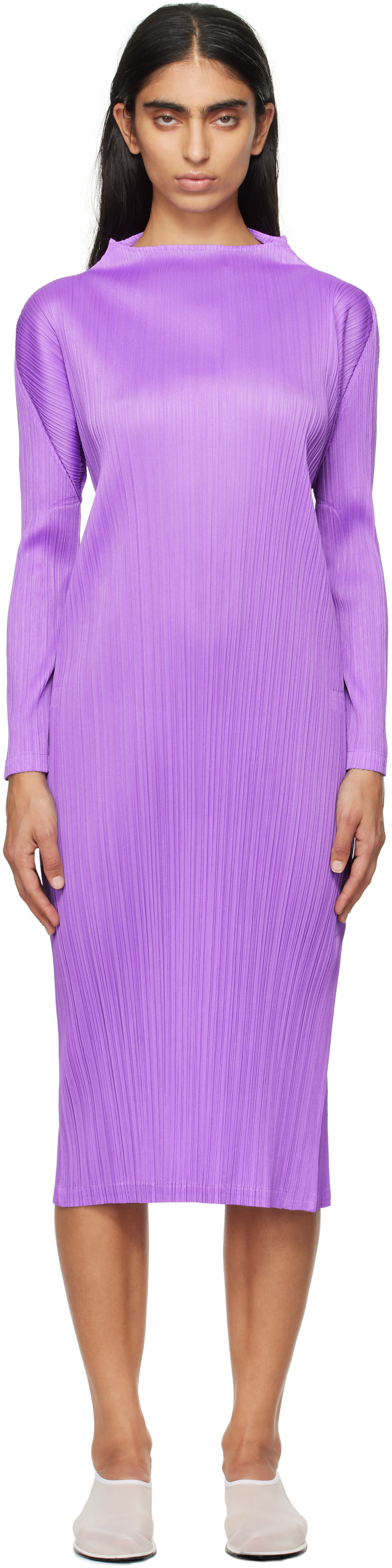 Purple Monthly Colors September Midi Dress