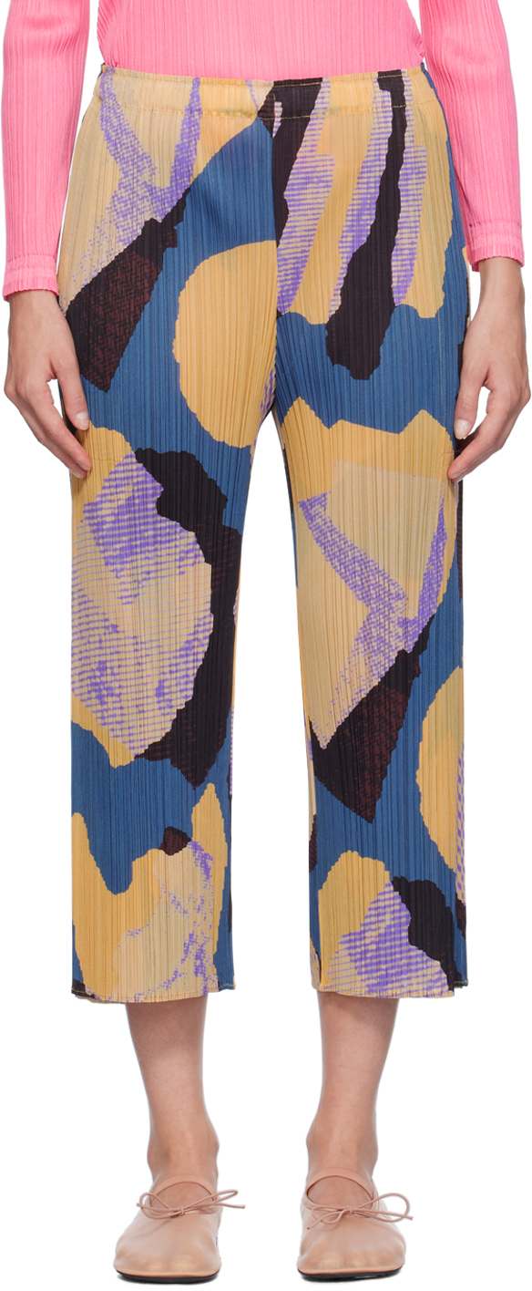 Navy & Orange Meteorite Trousers