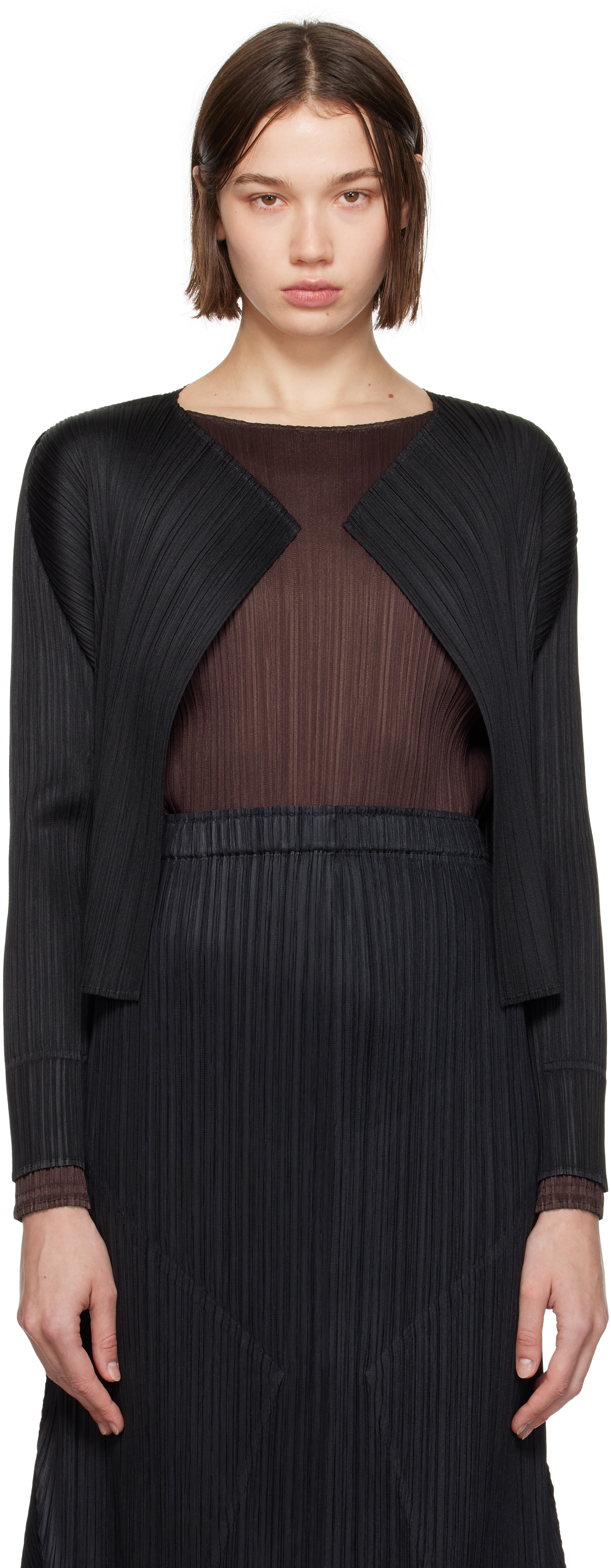 PLEATS PLEASE ISSEY MIYAKE Cardigan – The official ISSEY