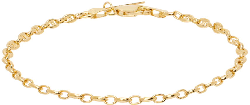 Shop Sophie Buhai ゴールド Classic Delicate Chain チェーンブレスレット In 18k Gold Verm