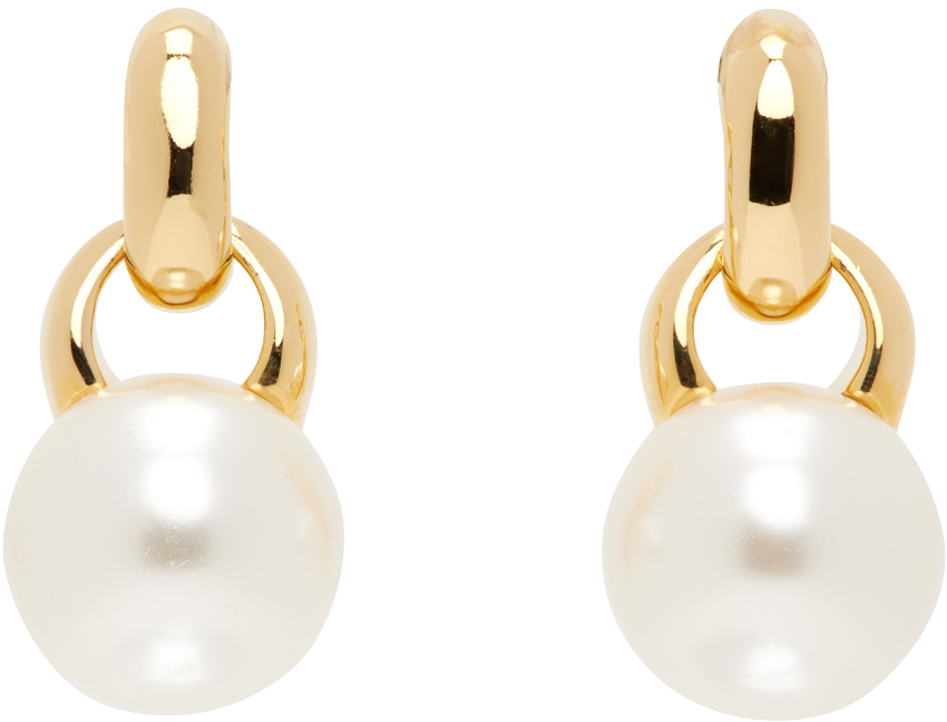 Gold Everyday Pearl Earrings