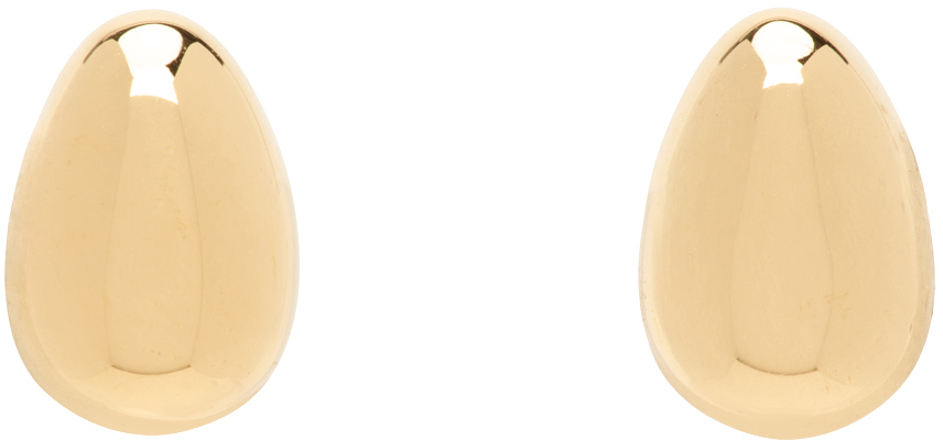 Shop Sophie Buhai ゴールド Tiny Egg スタッドピアス In 18k Gold Verm