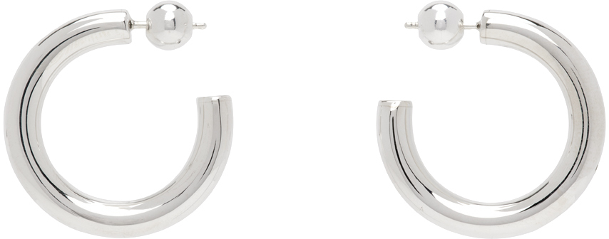 Silver Small Everyday Hoop Earrings