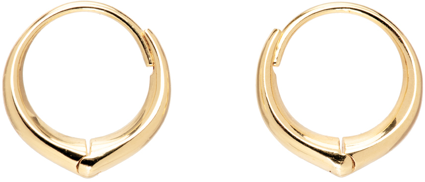 Sophie Buhai Gold Medium Hellenic Hoop Earrings Cover