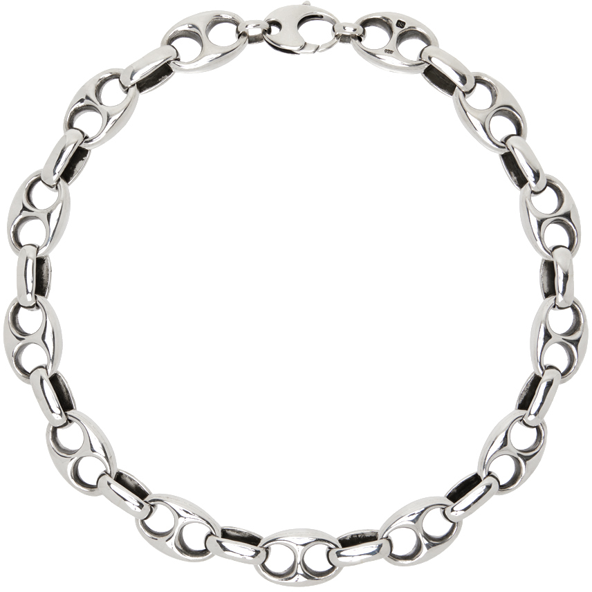 Silver Large Barbara Chain Necklace