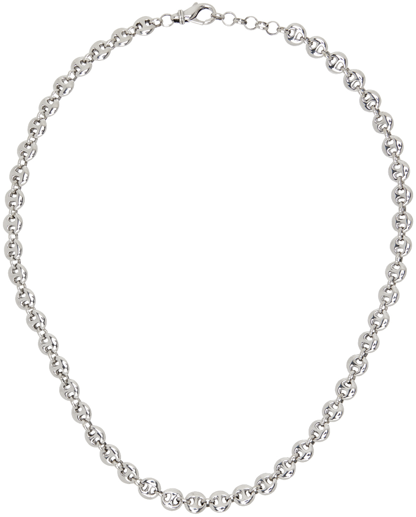 Shop Sophie Buhai シルバー スモール Circle Link ネックレス In Sterling Silver