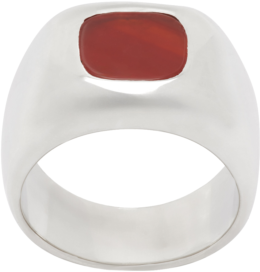 Sophie Buhai Silver Godfather Carnelian Ring Cover