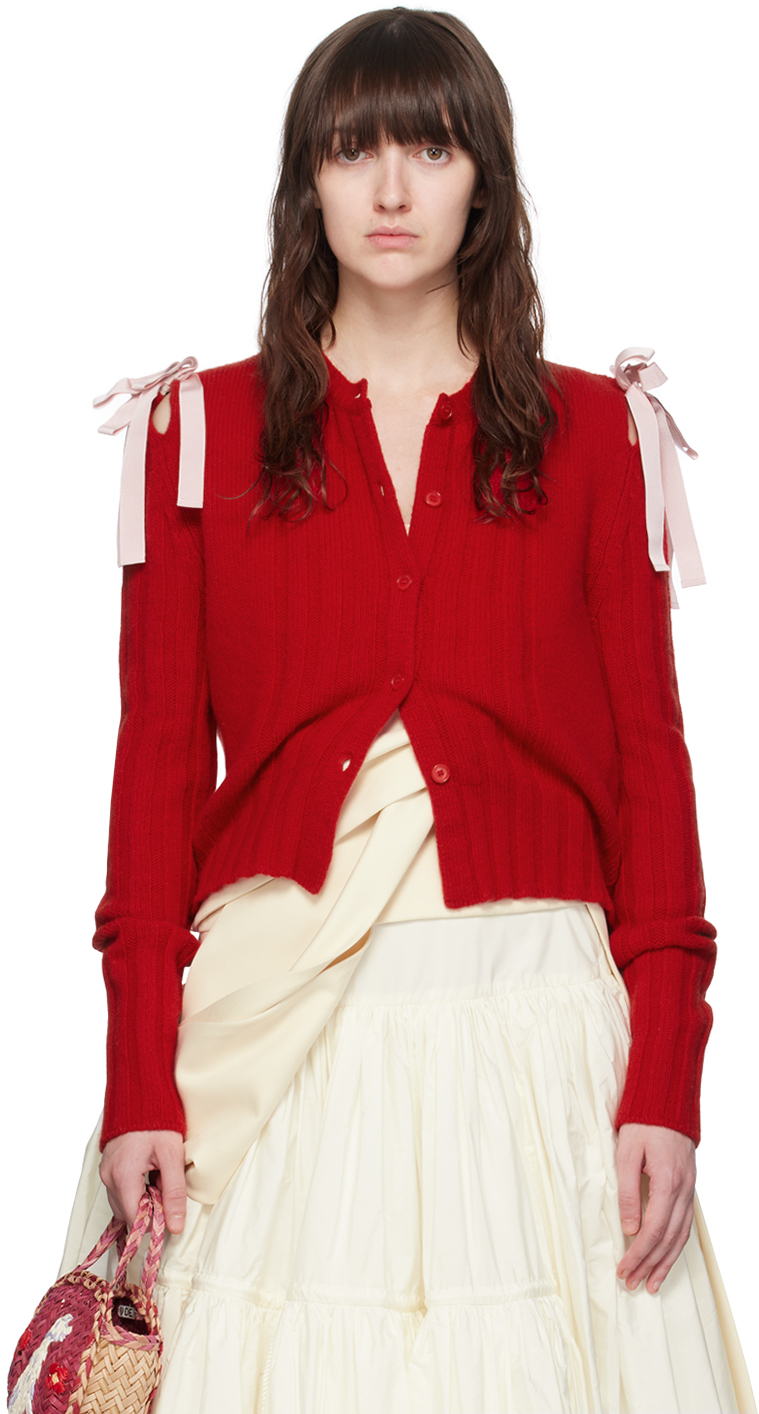 Red Ribbon Cardigan