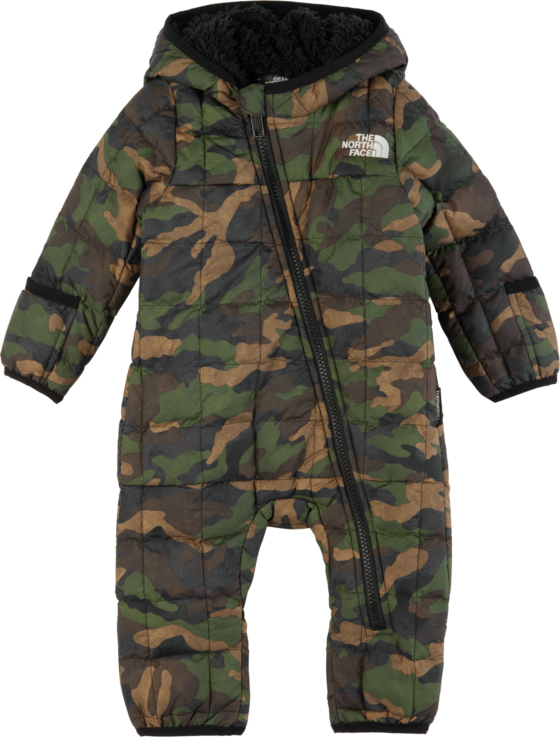 The North Face Baby Khaki Thermoball Jumpsuit In 9ij Tnf Black Tnf Ca