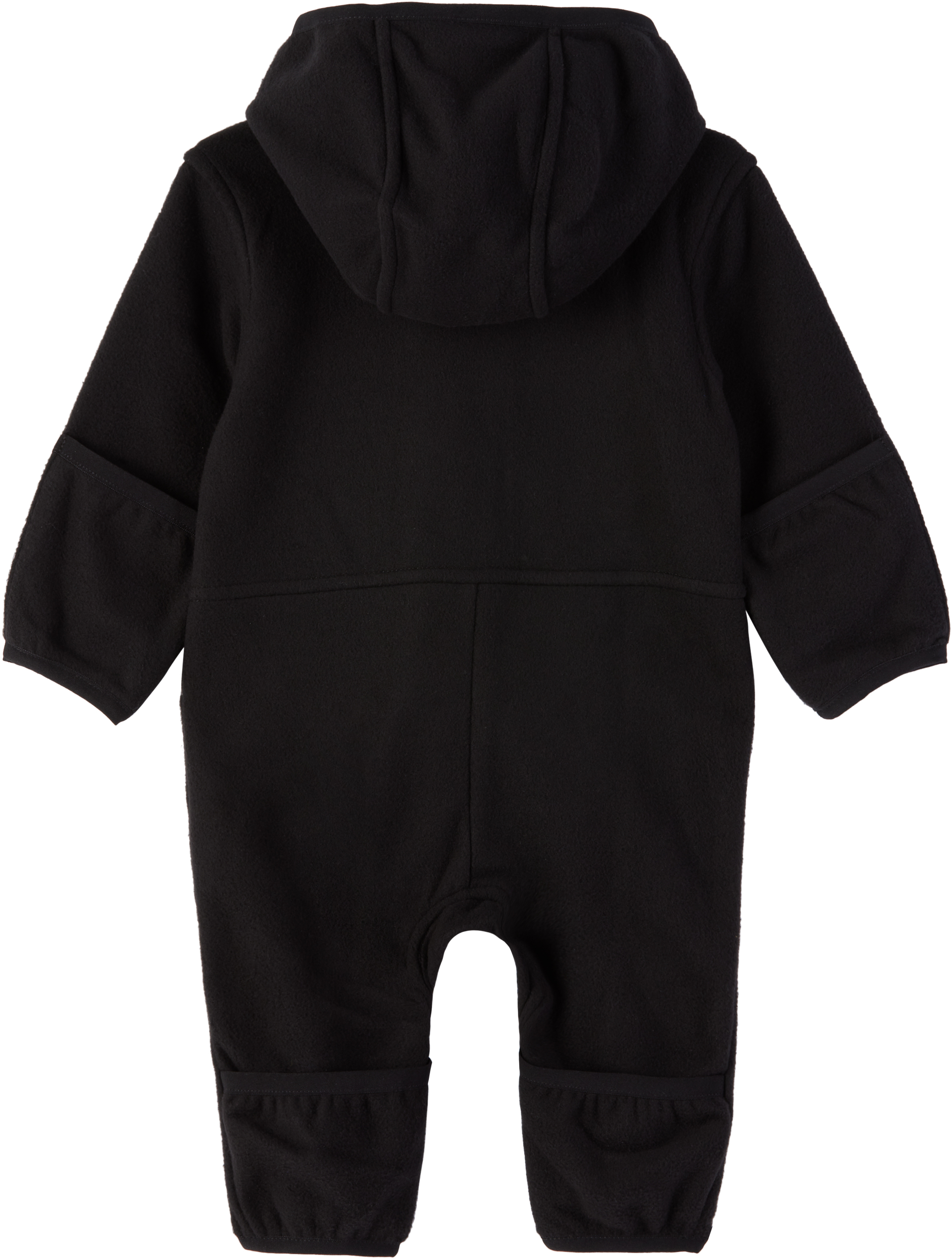 The North Face Baby Black Glacier Jumpsuit In Jk3 Tnf Black