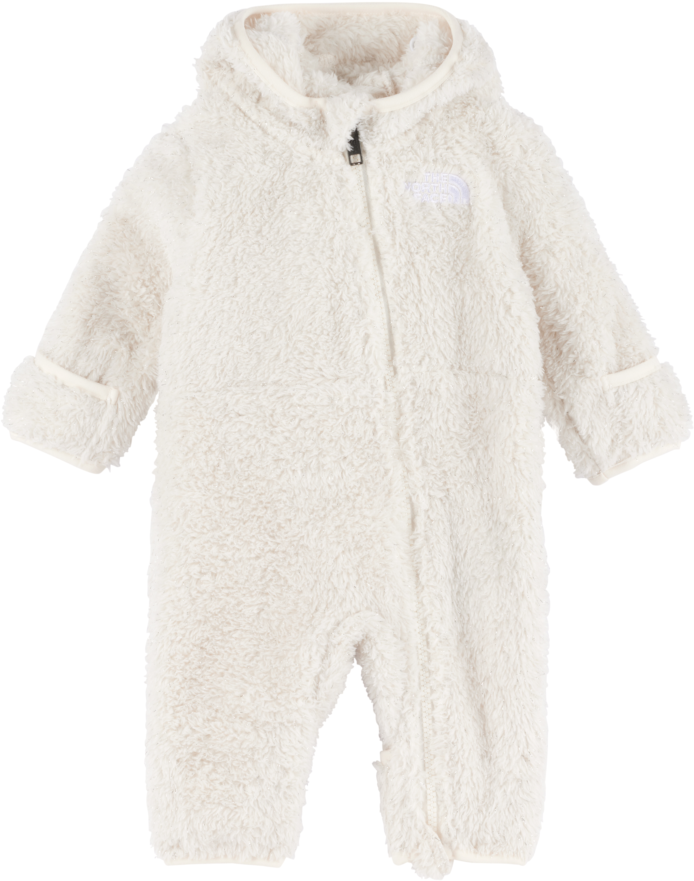 Shop The North Face Baby Off-white Campshire Jumpsuit In 5qo White Dune/spark