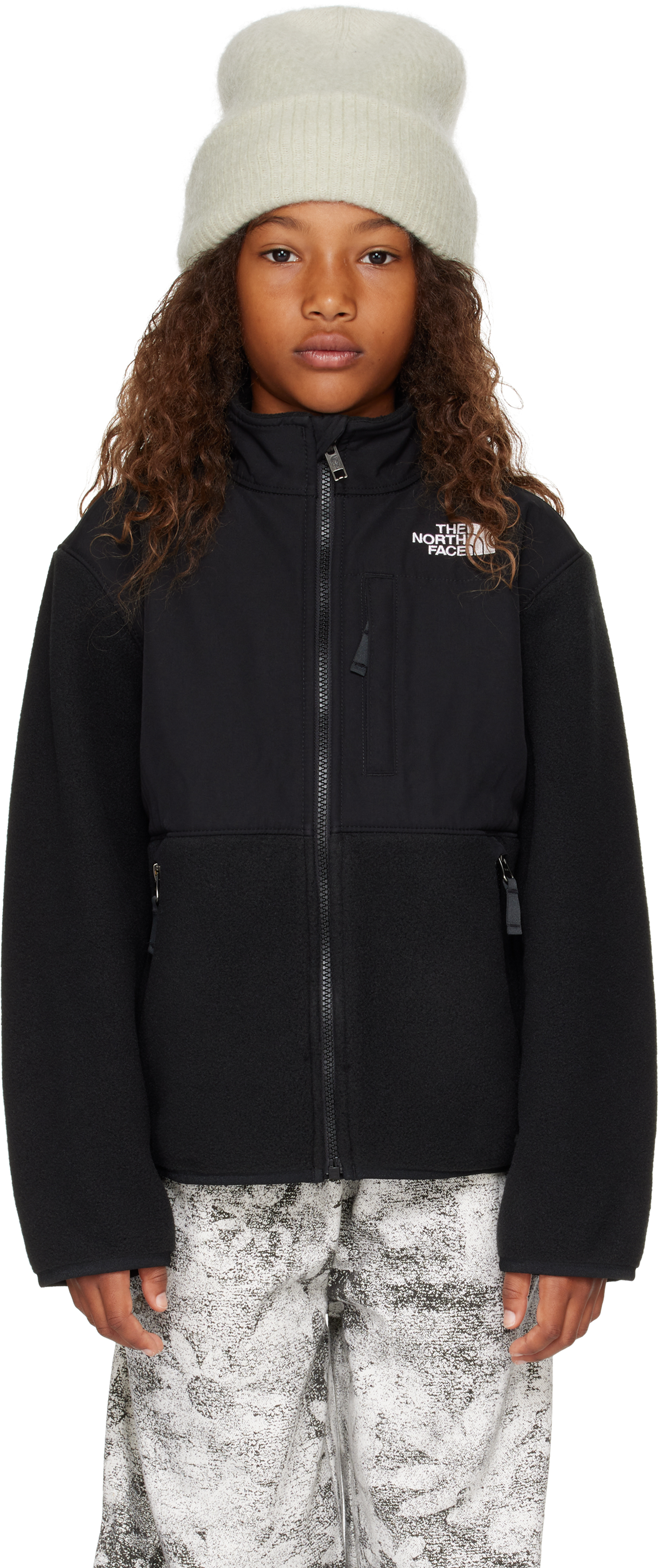 THE NORTH FACE BIG KIDS BLACK DENALI JACKET 