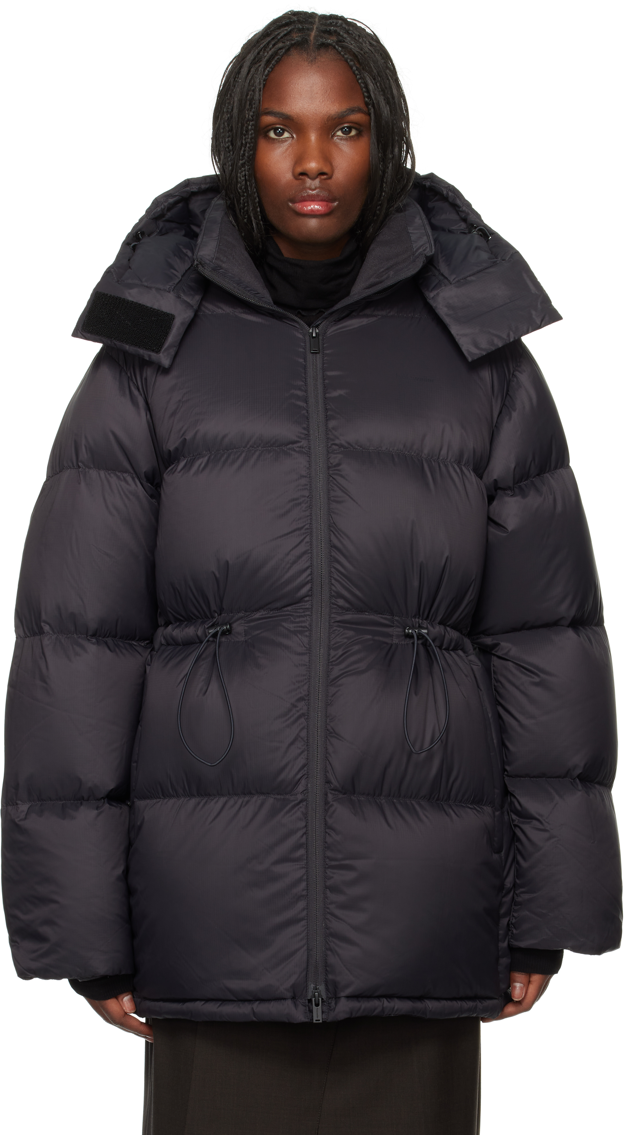 Shop Holzweiler Black Gia Down Jacket In 1051 Black