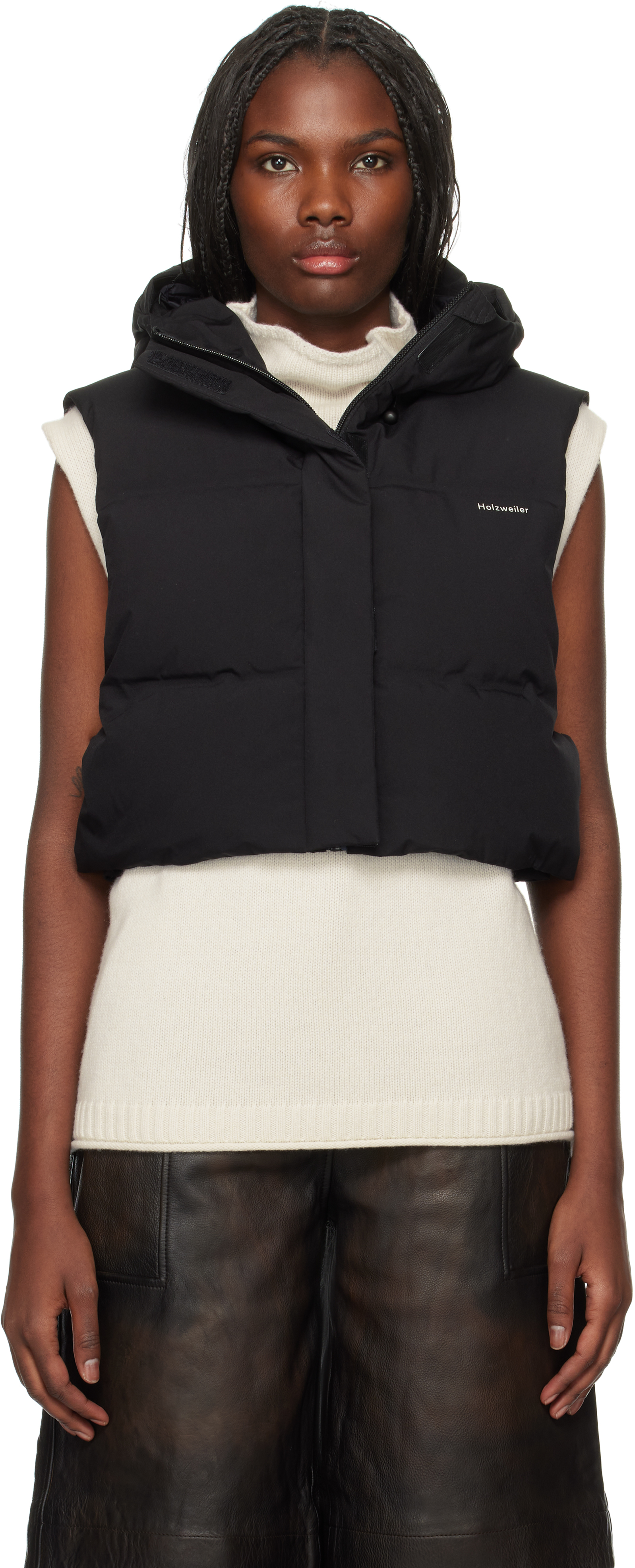 Black Sula Down Vest