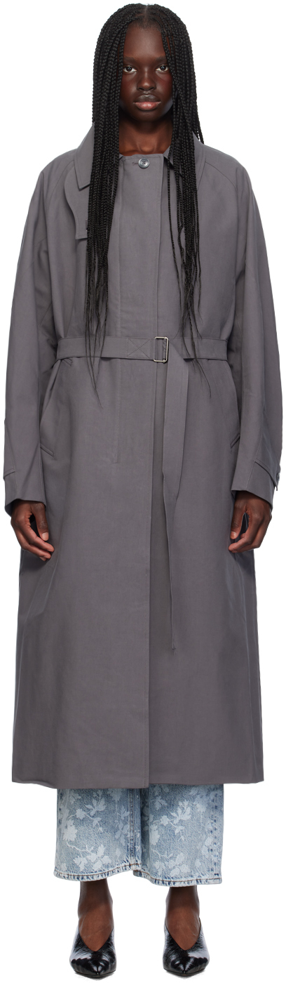Gray Elsa Trench Coat